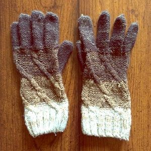 Cute Brown Knit Gloves 🧤